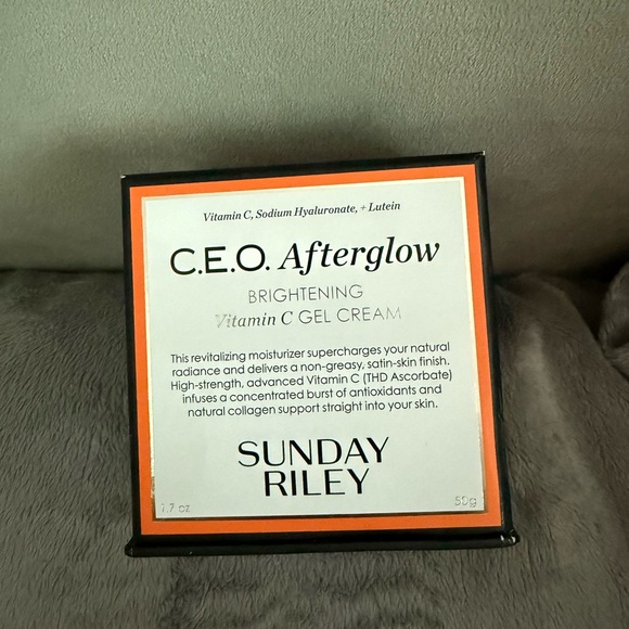 NIB Sunday Riley C.E.O. Afterglow Brightening Cream - 1.7oz - Picture 2 of 4